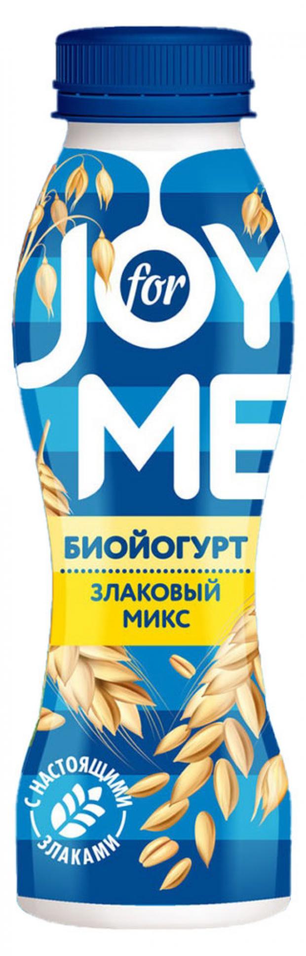 

Йогурт питьевой Joy for me Злаковый микс 1,5%, 280 г