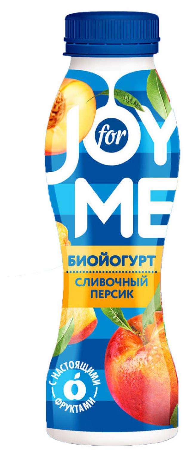 

Йогурт питьевой Joy for me Сливочный персик 1,5%, 280 г