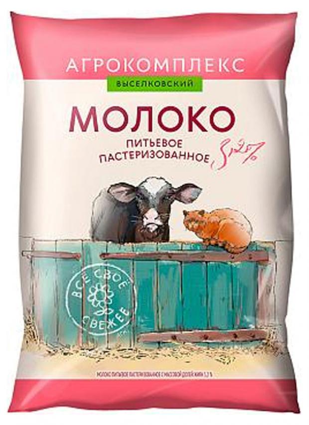 

Молоко пастеризованное «Агрокомплекс» 3,2%, 900 мл
