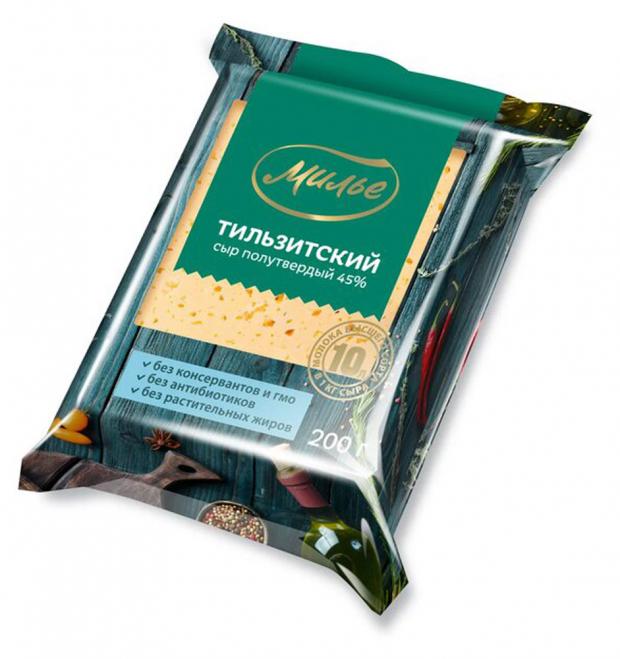 

Сыр полутвердый «Милье» Тильзитер 45%, 200 г