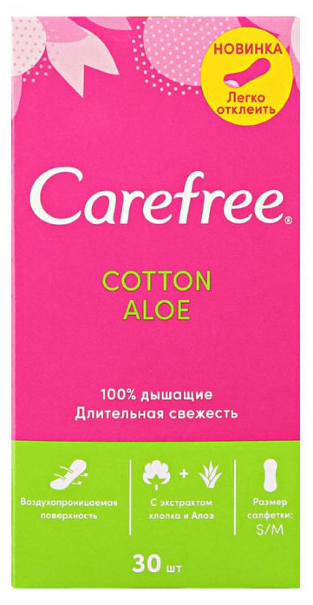 

Прокладки ежедневные Carefree Aloe, 32 шт