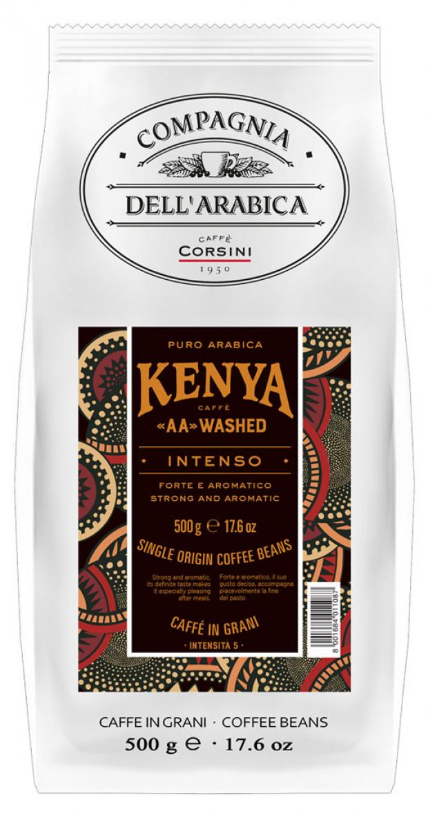 

Кофе в зернах Compagnia Dell'Arabica Puro Arabica Kenya AA Washed, 500 г