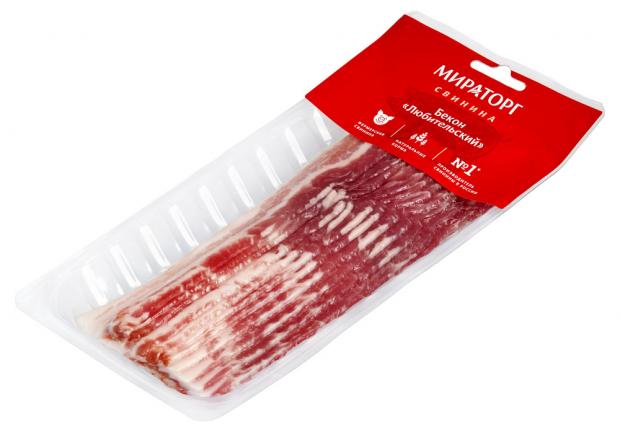 Бекон Мираторг Любительский свиной 260 г 128₽