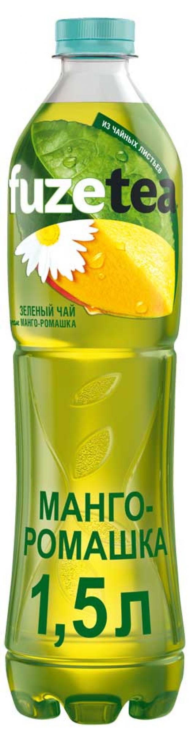 

Чай холодный Fuzetea Манго-Ромашка зеленый, 1,5 л