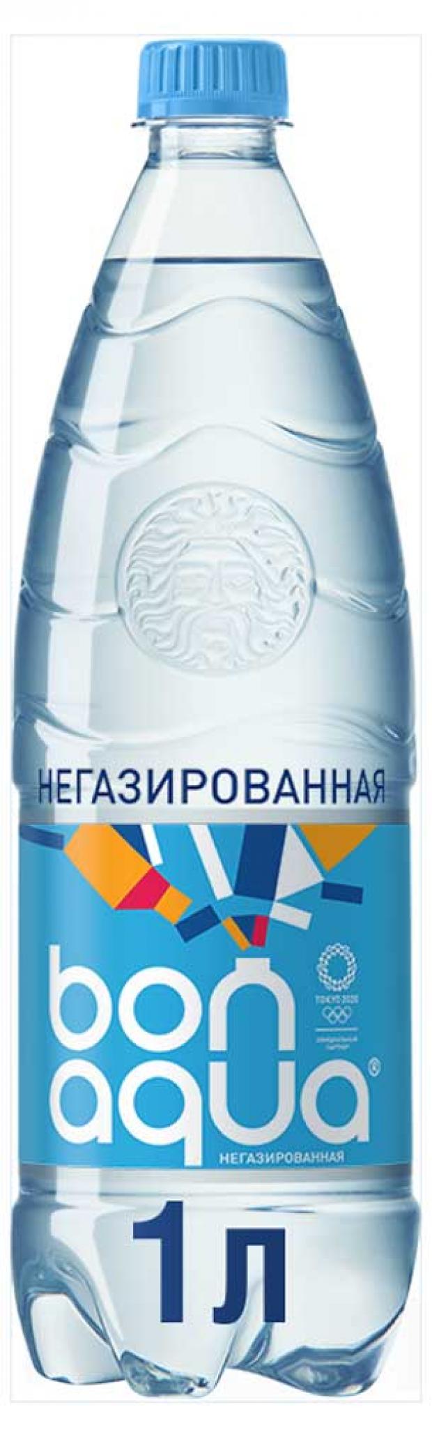 Вода питьевая BonAqua негазированная, 1 л