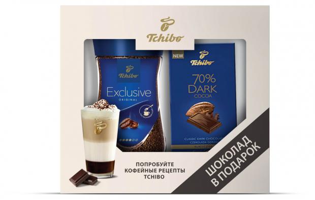 

Подарочный набор Tchibo Exclusive растворимый c шоколадом, 95 г