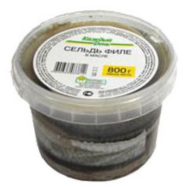 Сельдь филе в масле Каждый день 800 г 230₽