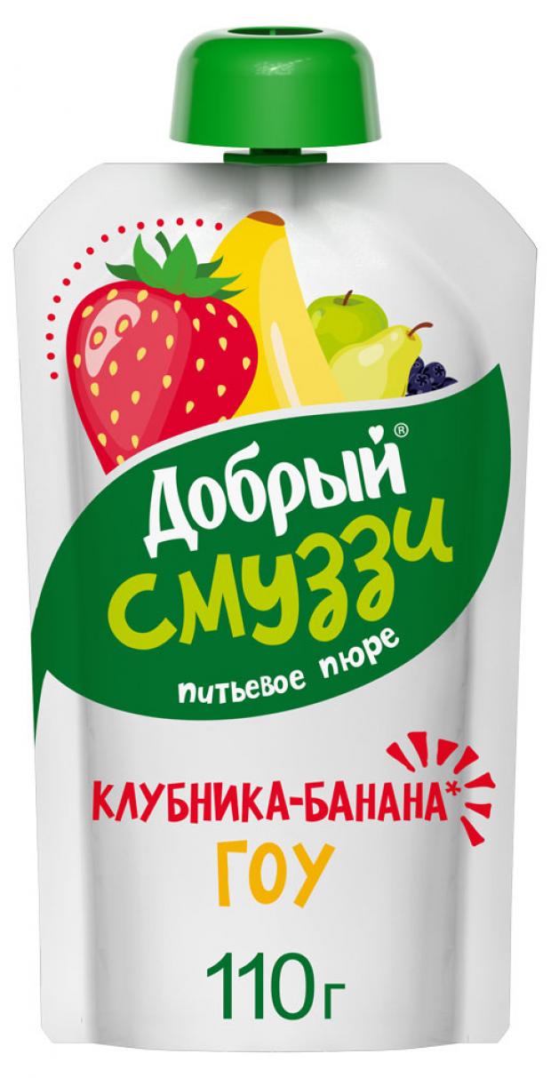 

Смуззи «Добрый» Клубника-Банана Гоу, 110 г
