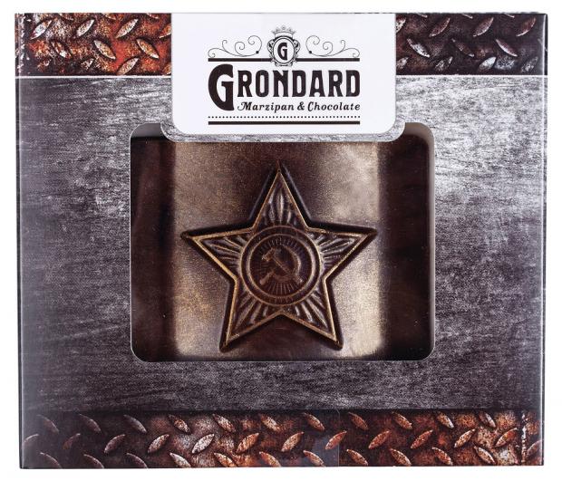 Шоколадное изделие GRONDARD Шоколадный сувенир горький Бляха 40 г 156₽