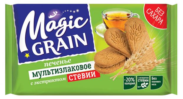 Печенье Magic Grain мультизлаковое с экстрактом стевии 150 г 55₽