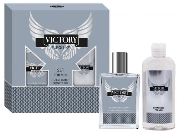 

Подарочный набор Туалетная вода Euroluxe Victory, 100 мл + Гель для душа Euroluxe Victory, 150 мл