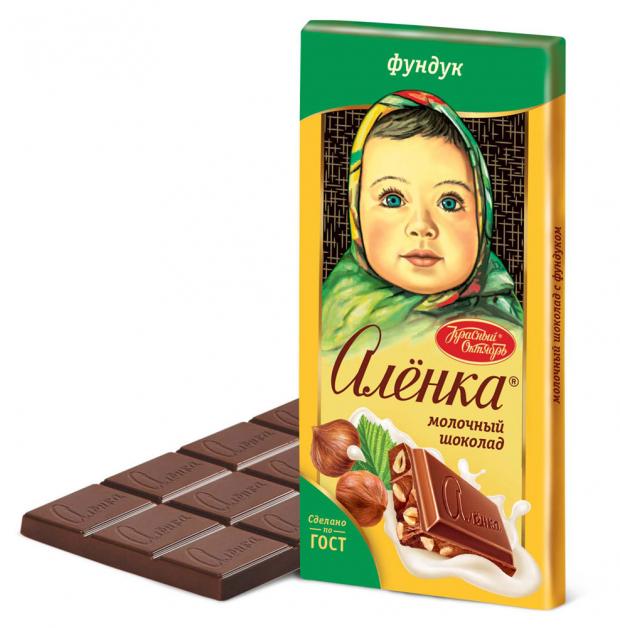 

Шоколад молочный «Алёнка» с фундуком, 90 г
