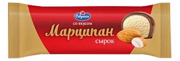 Сырок творожный Савушкин глазированный марципан 23 50 г 40₽
