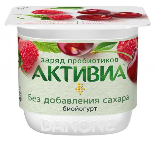 

Йогурт «Активиа» вишня яблоко малина 2,9%, 150 г