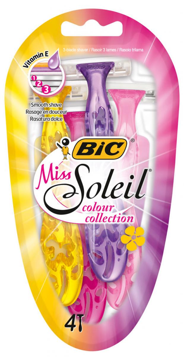 Станок женский Bic Soleil Colour 4 шт 214₽