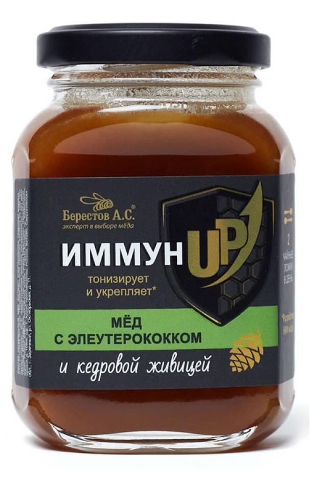 

Мёд «Берестов А.С.» ИммунUP с элеутерококком и кедровой живицей, 200 г
