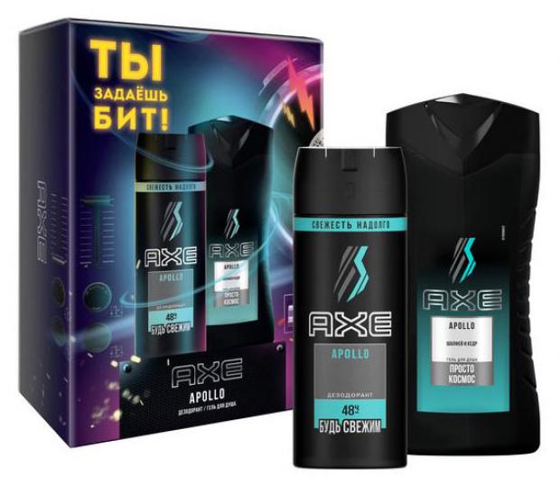 

Подарочный набор Дезодорант спрей Axe Apollo, 150 мл + Гель для душа Axe Apollo, 250 мл