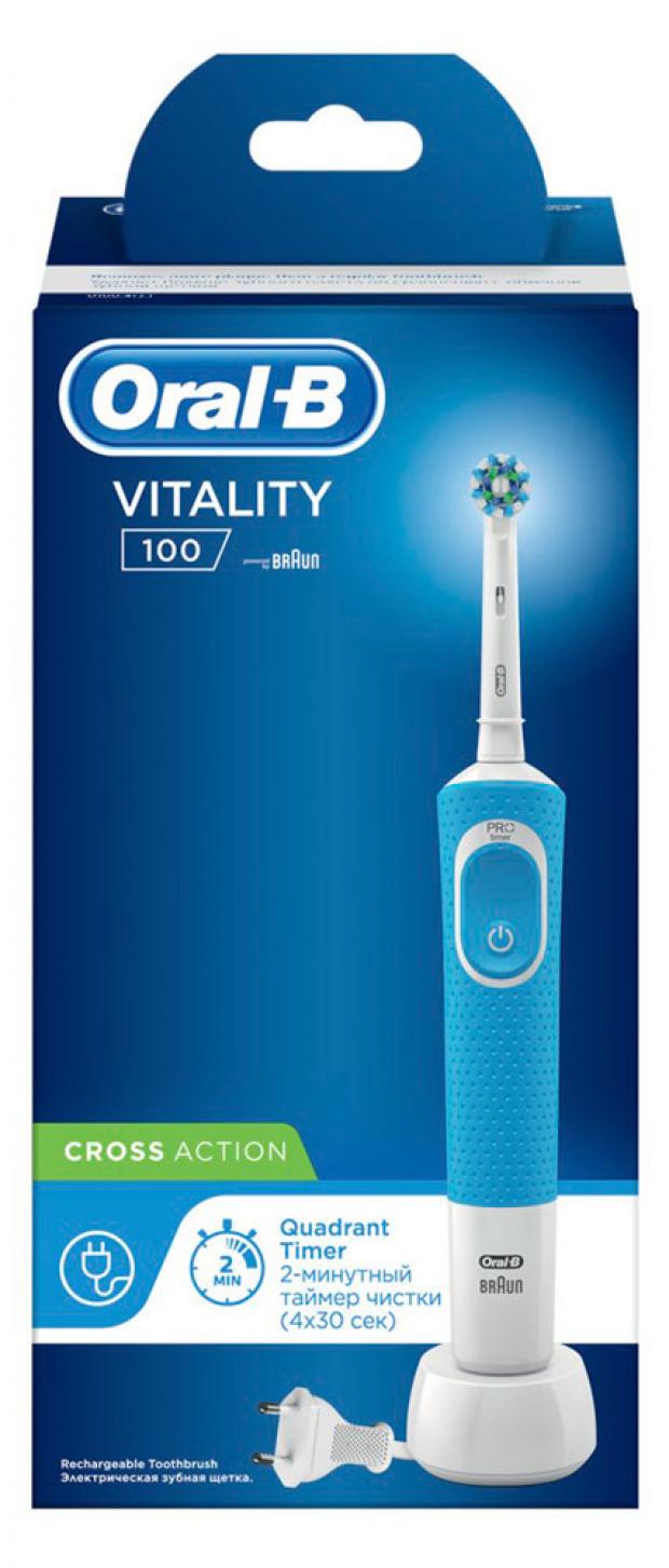 

Зубная щетка электрическая Oral-B Vitality 100, 1 шт