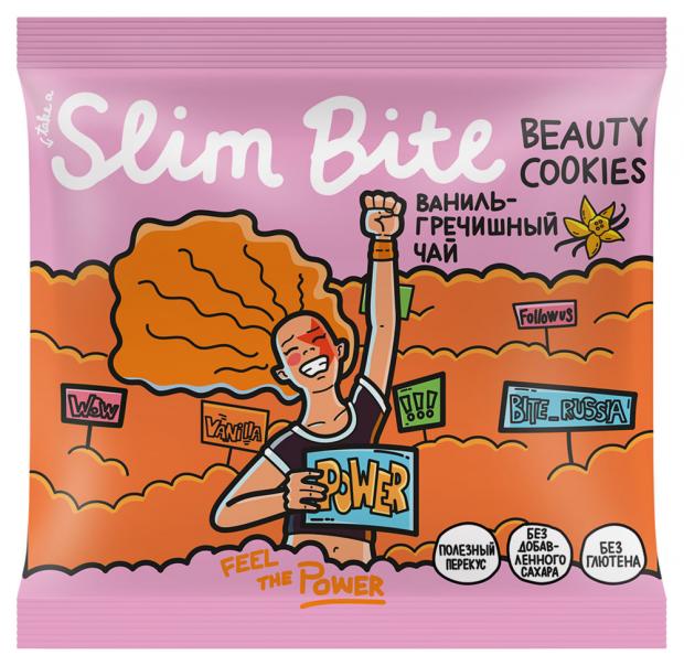 

Печенье Take a Slim Bite "Ваниль-гечишный чай", 115 г