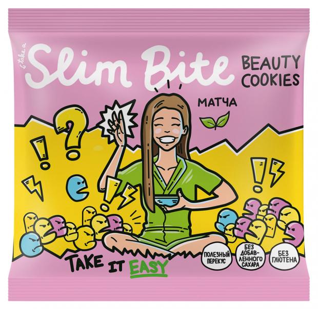 

Печенье Take a Slim Bite "Матча", 115 г