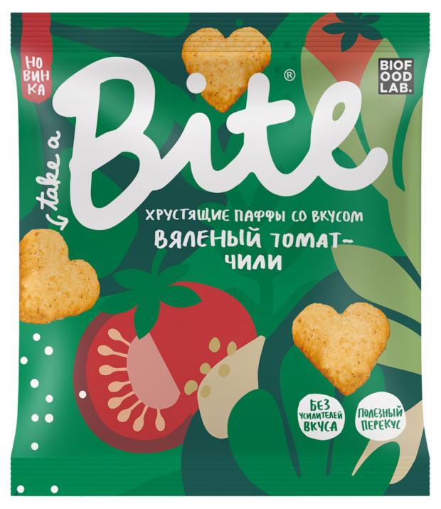 

Мультизлаковые фигурки Take a Bite Паффы со вкусом Вяленый томат-чили, 30 г