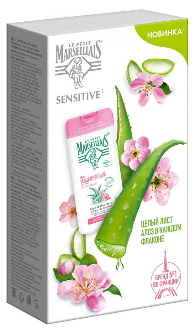 

Гель для душа Le Petit Marseillais Sensitive мицеллярный с соком алоэ вера и цветком яблоневого дерева, 400 мл