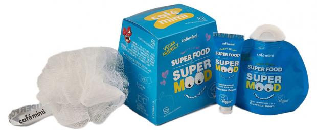 

Подарочный набор Крем для рук Café Mimi Guarana Boom Защитный, 30 мл + Гель для душа Café Mimi Guarana Boom, 100 мл + Мочалка для тела