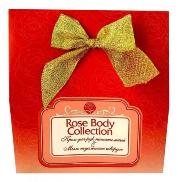 

Подарочный набор Крем для рук Rose Body Collection питательный СПА-уход 50 мл + Мыло твердое Rose Body Collection Роза 75 г