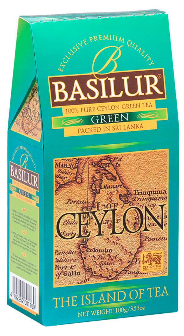 

Чай Basilur Green Ceylon, 100 г