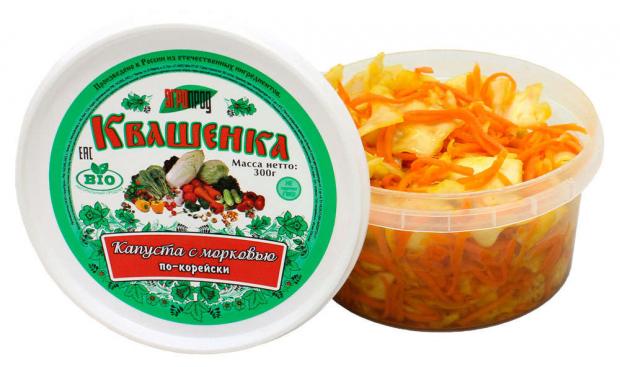 

Капуста «Квашенка» с морковью по-корейски, 300 г