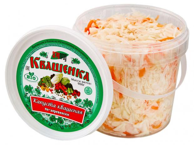 

Капуста «Квашенка» квашеная по-деревенски, 900 г