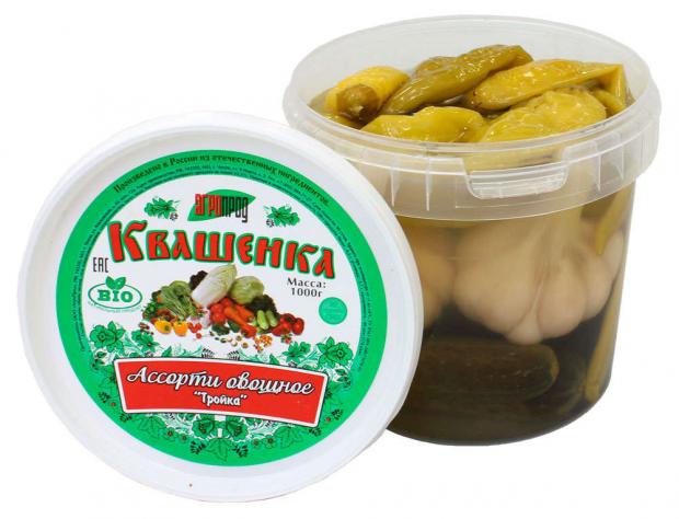 

Ассорти «Квашенка» овощное тройка, 1 кг