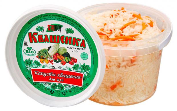 

Капуста «Квашенка» квашеная для щей, 700 г