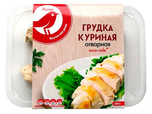 

Грудка АШАН куриная отварная, 200 г
