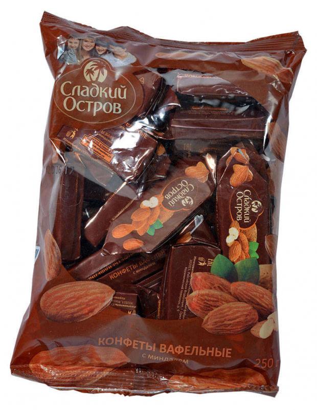 

Конфеты АШАН Сладкий остров вафельные с миндалем, 250 г