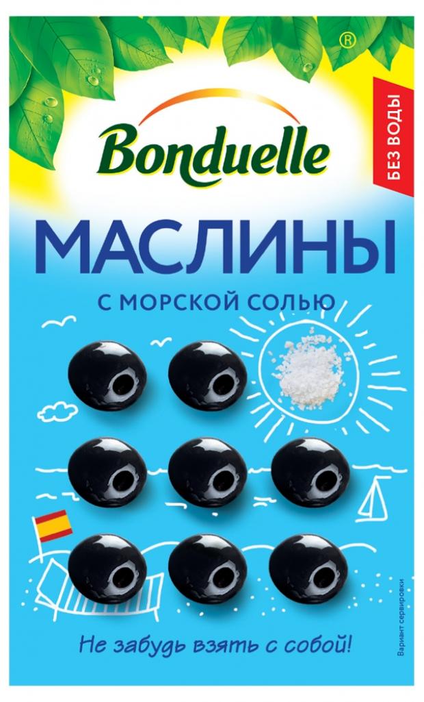 

Маслины черные Bonduelle с морской солью, 70 г