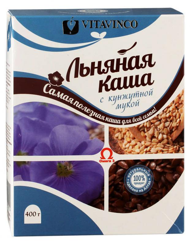 

Каша льняная Vitavinco с кунжутной мукой, 400 г
