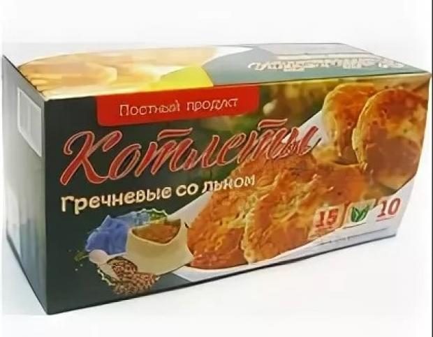 Котлеты веганские Постный продукт гречневые 315 г 73₽