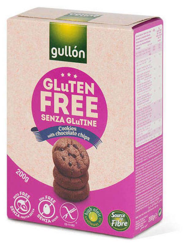 

Печенье Gullon с кусочками шоколада без глютена, 200 г