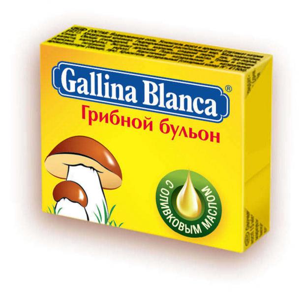 

Кубик бульонный Gallina Blanca грибной, 10 г