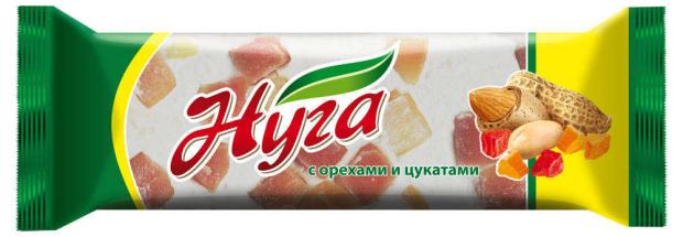 Нуга Столичные штучки с орехами и цукатами 60 г 34₽