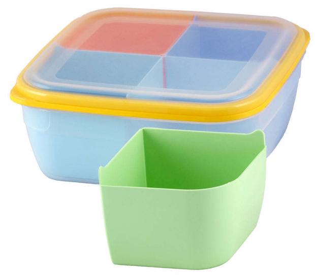 Контейнер-менажница для СВЧ Полимербыт квадратный 22 л 227₽