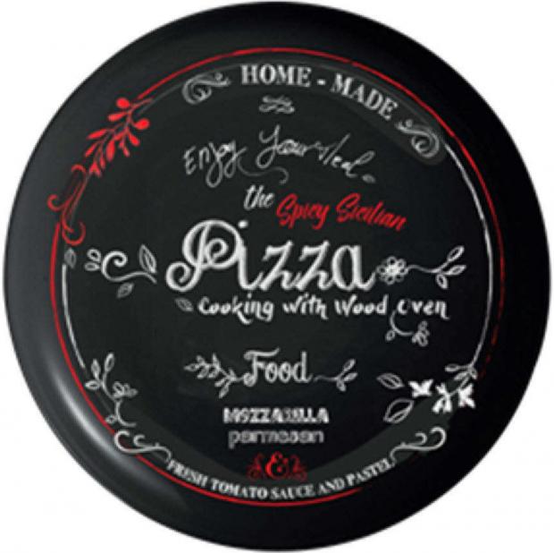 Блюдо для пиццы Luminarc Friends Time Black 32 см 461₽