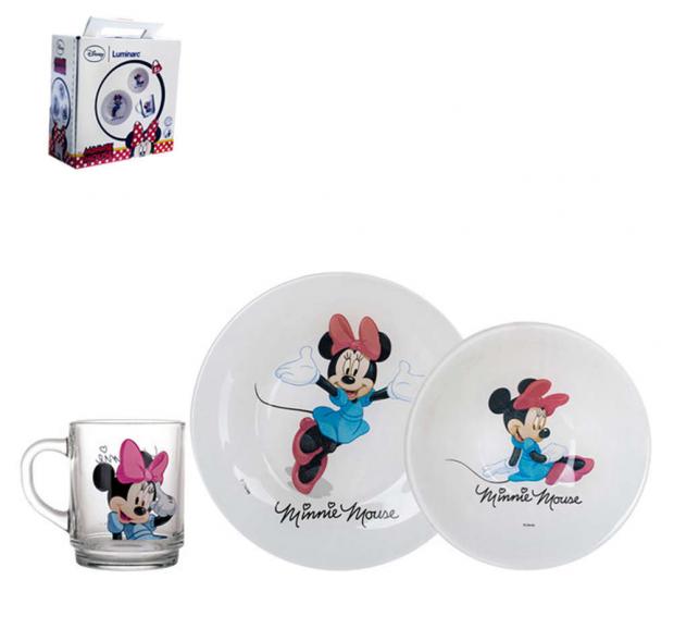 

Набор детской посуды Luminarc Minnie Colors, 3 предмета