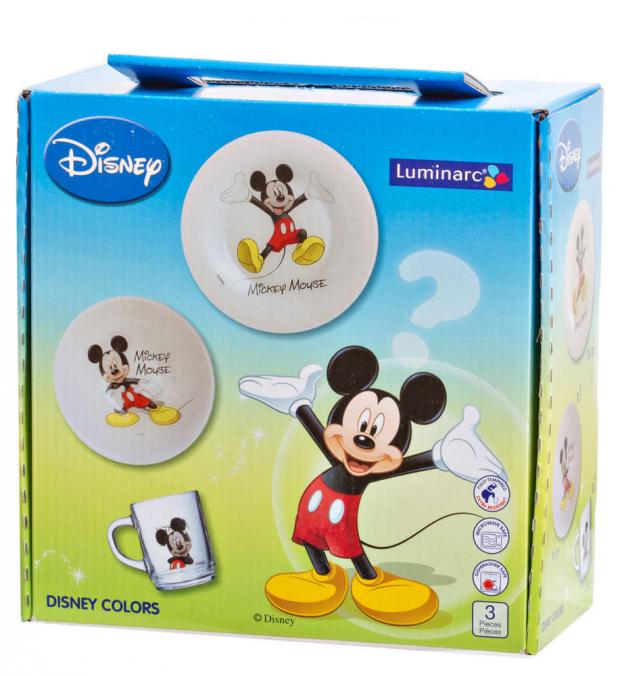 

Набор детской посуды Luminarc Mickey Colors, 3 предмета