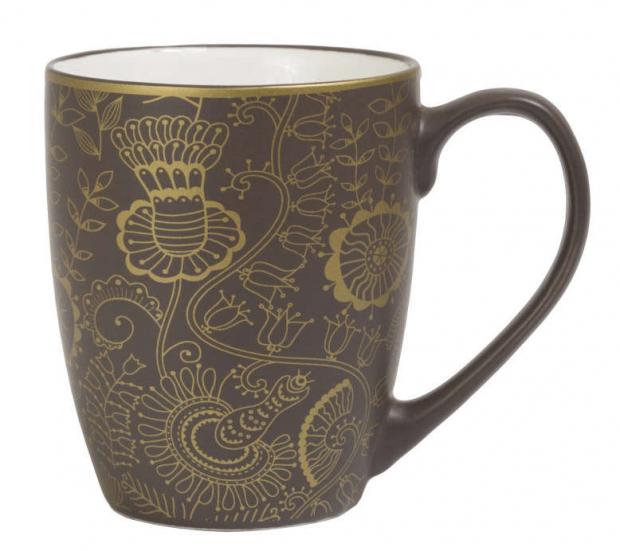 

Кружка Moreroll Golden Floral фарфоровая, 340 мл