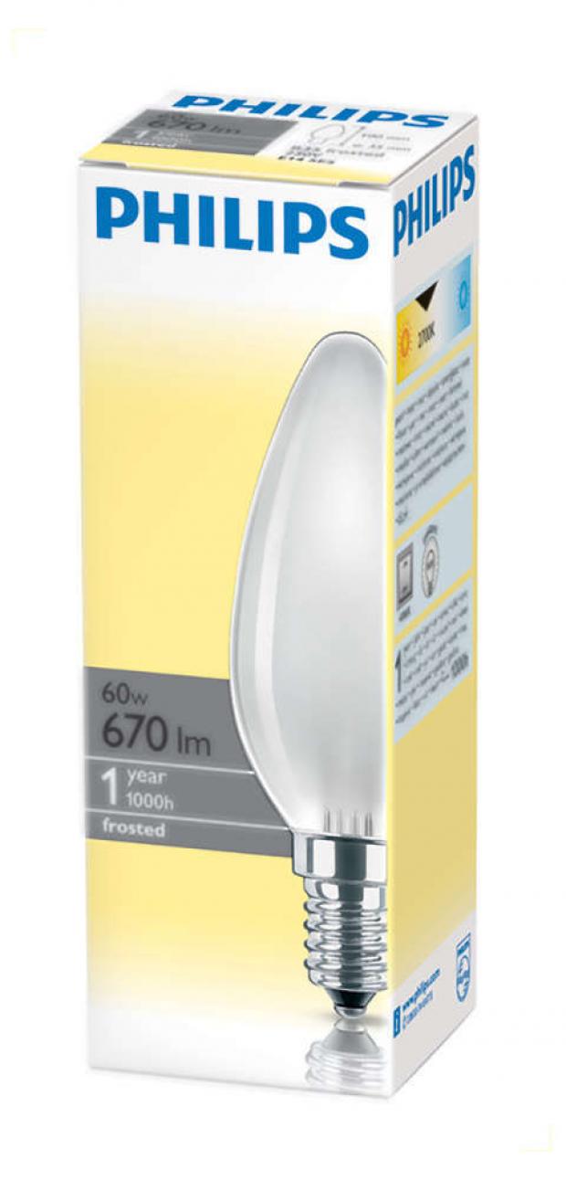 

Лампа накаливания Philips Е14 60 W