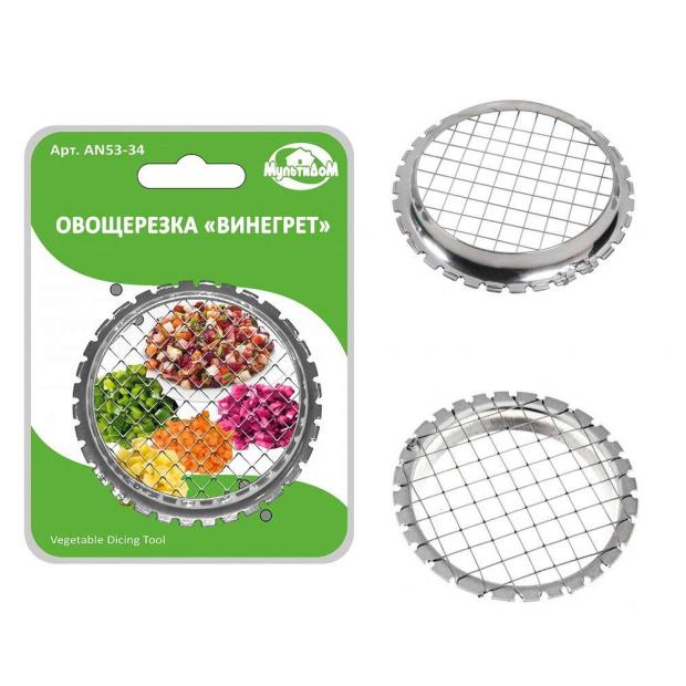 

Овощерезка для нарезки кубиками «Мультидом» Винегрет, 9x9 см