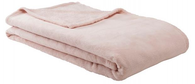 

Плед Actuel флис розовый, 180х220 см