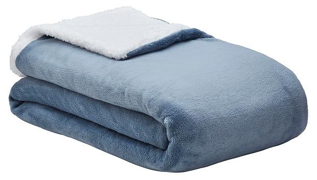 Плед Actuel флис серо-белый 180х220 см 1719₽